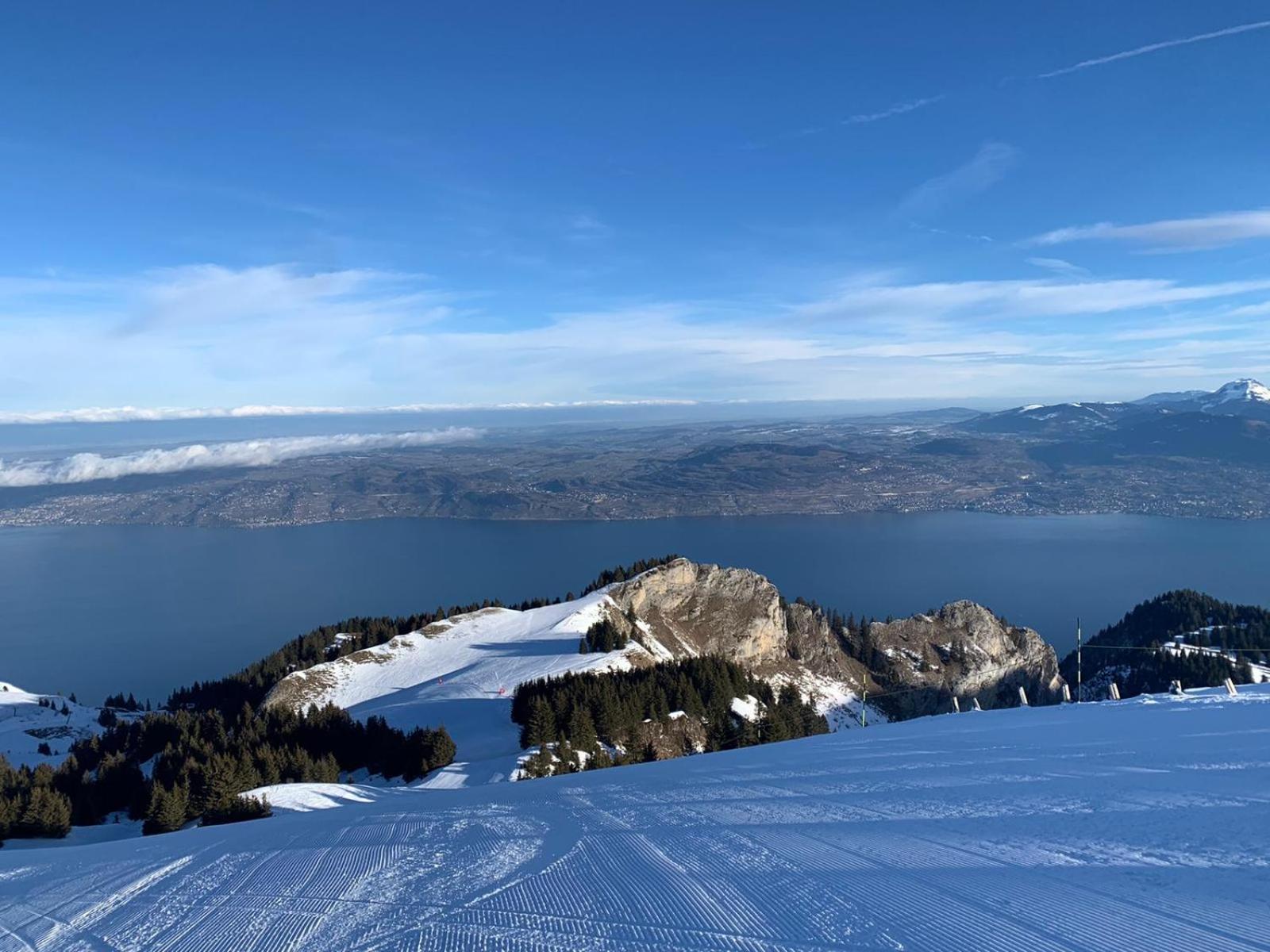 Chalet Les Alpages Vue Panoramique Sur Le Lac Leman Thollon-les-Memises Exterior foto